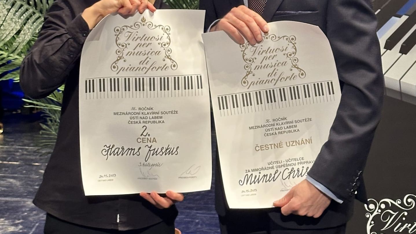 2. Preis bei internationalem Klavierwettbewerb